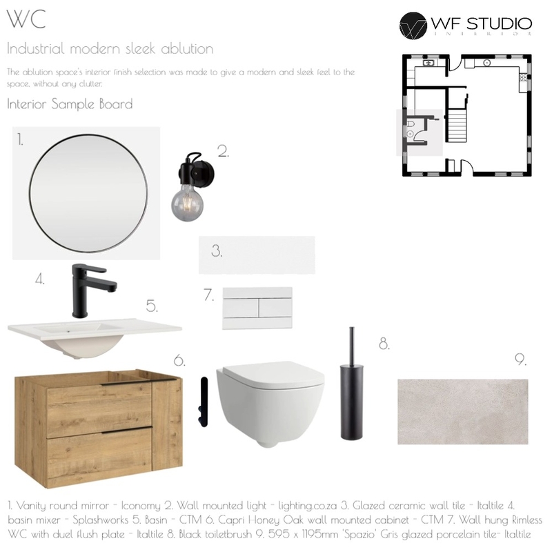 WC Mood Board by roxannevj07 on Style Sourcebook