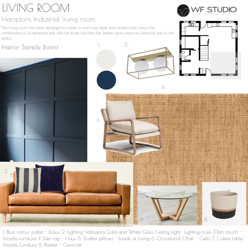 Living Room Sample Board Mood Board by roxannevj07 on Style Sourcebook