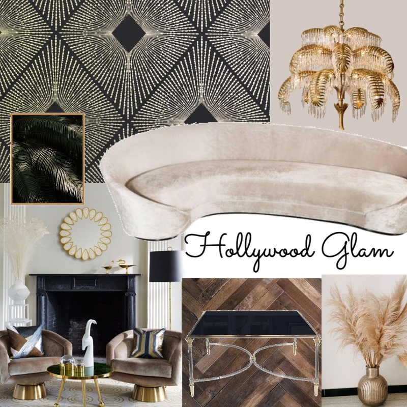 Hollywood Glam 2 Mood Board by AutumnKohlDesign on Style Sourcebook