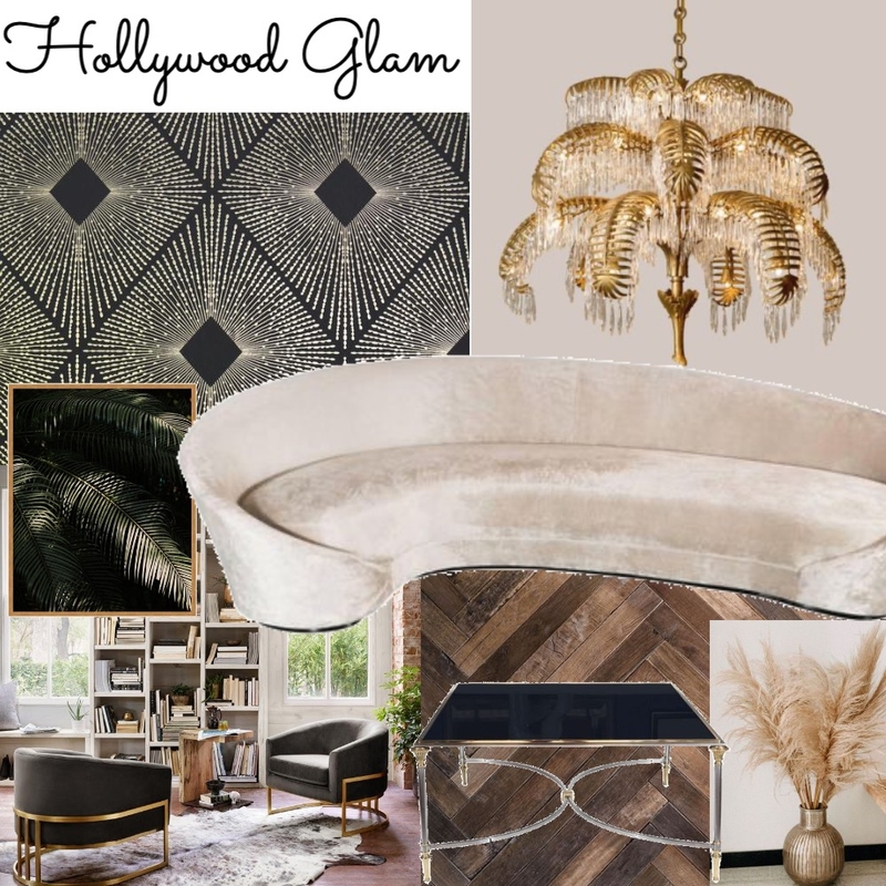 Hollywood Glam Mood Board by AutumnKohlDesign on Style Sourcebook