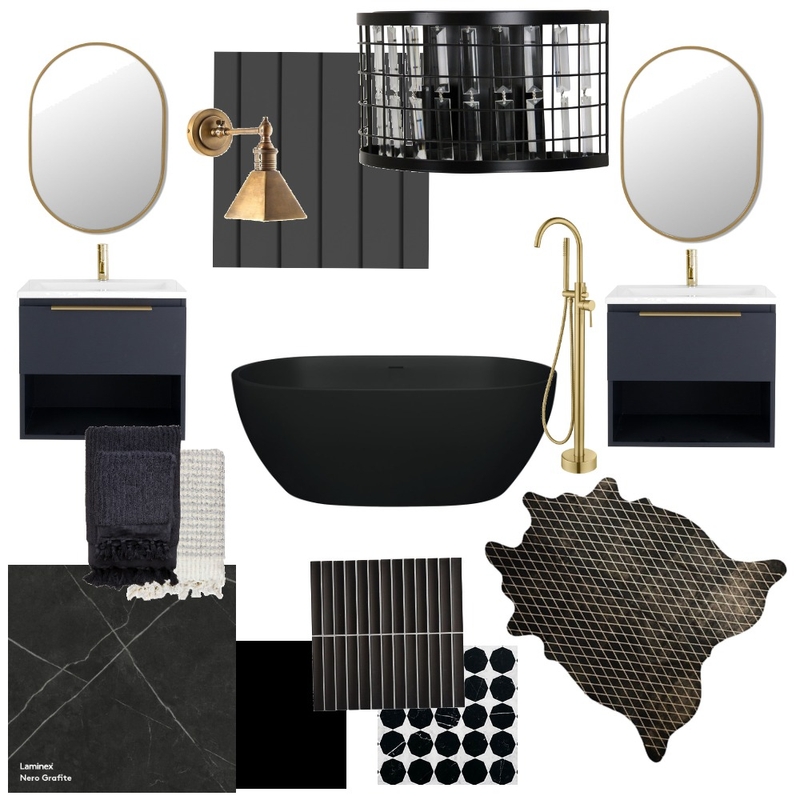 Black modern Mood Board by sarabrawley74 on Style Sourcebook