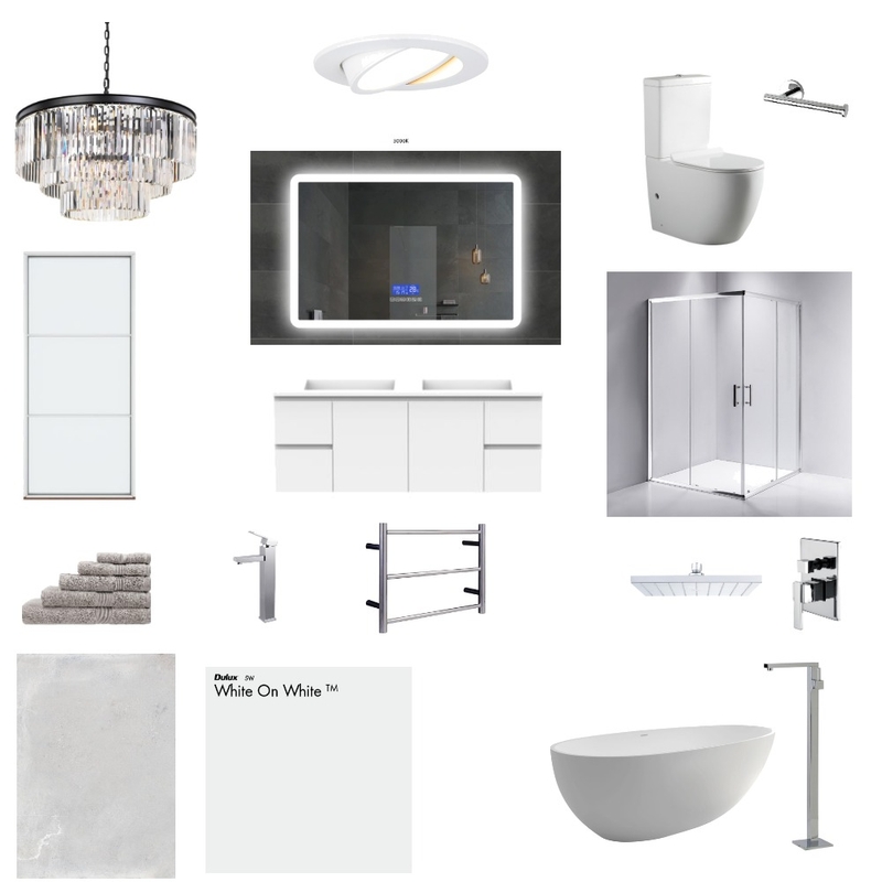 CONTEMPORARY BATHROOM Mood Board by hunterdavies on Style Sourcebook