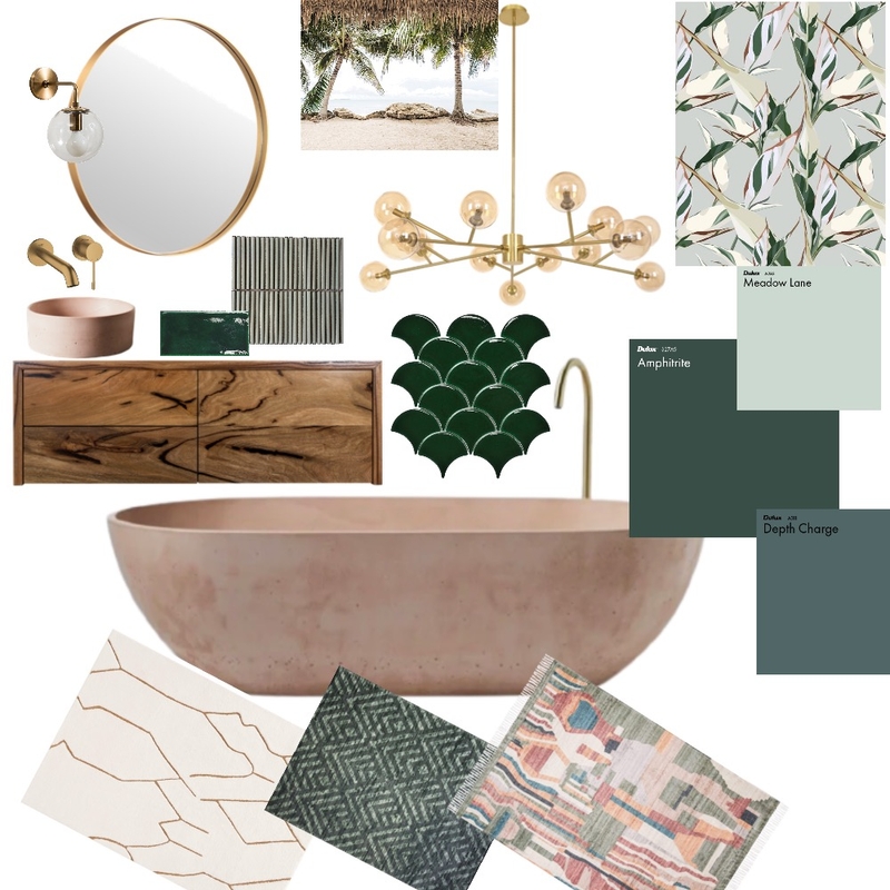 Tropical master bath Mood Board by sarabrawley74 on Style Sourcebook