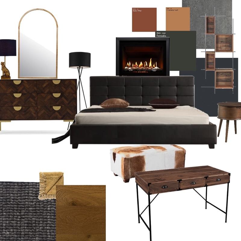 Masculine bedroom Mood Board by sarabrawley74 on Style Sourcebook