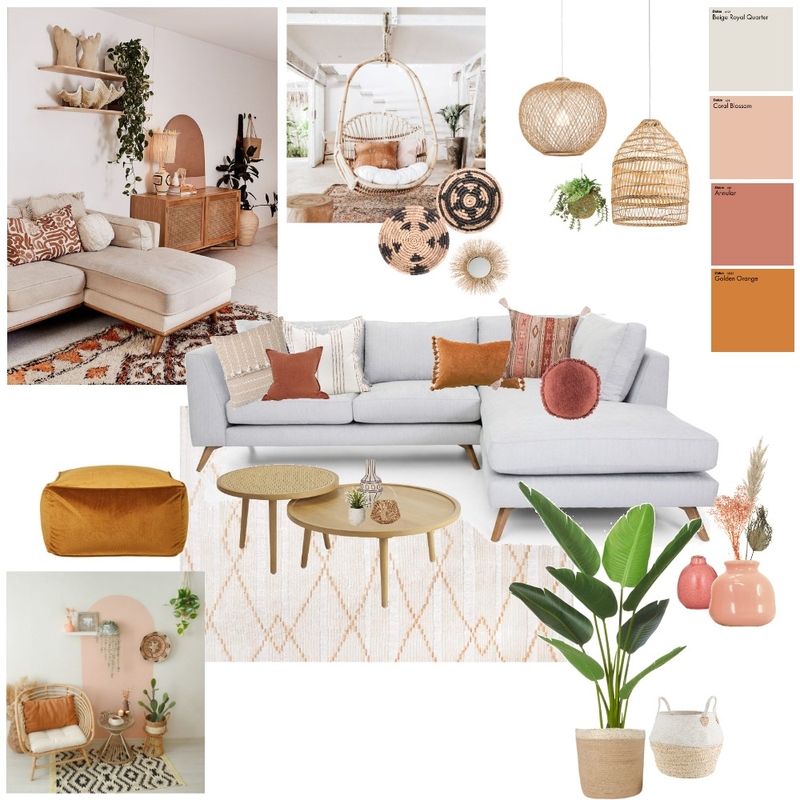 Boho Living 2 Mood Board by Svea Deutsch on Style Sourcebook