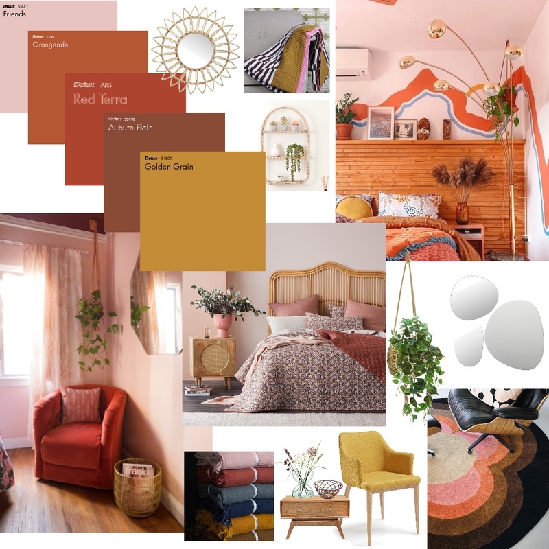 emma's retro room Mood Board by ashleyrosebarbush on Style Sourcebook