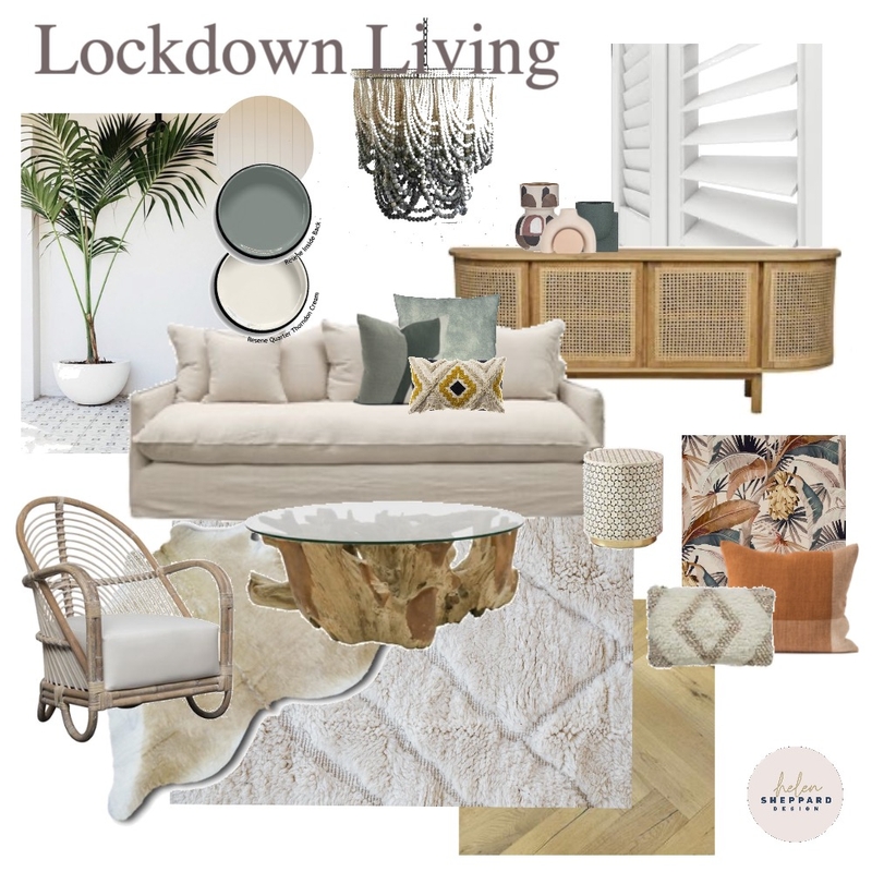 Lockdown Living Mood Board by Helen Sheppard on Style Sourcebook