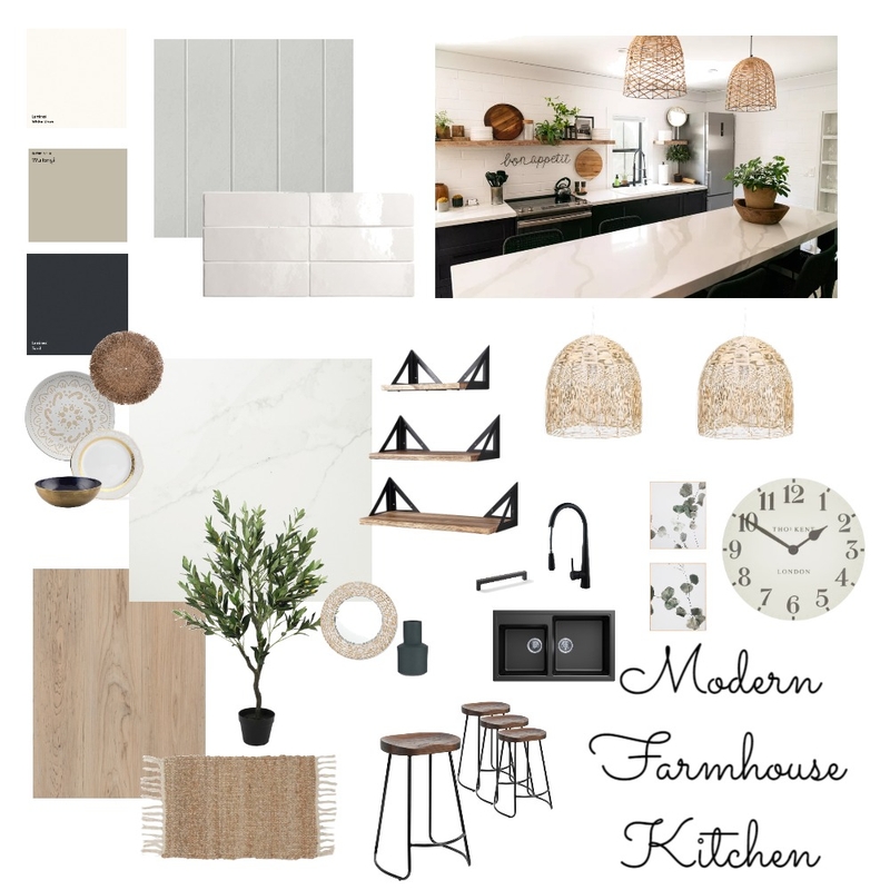 Modern Farmhouse Mood Board by brittanyleeyyc on Style Sourcebook