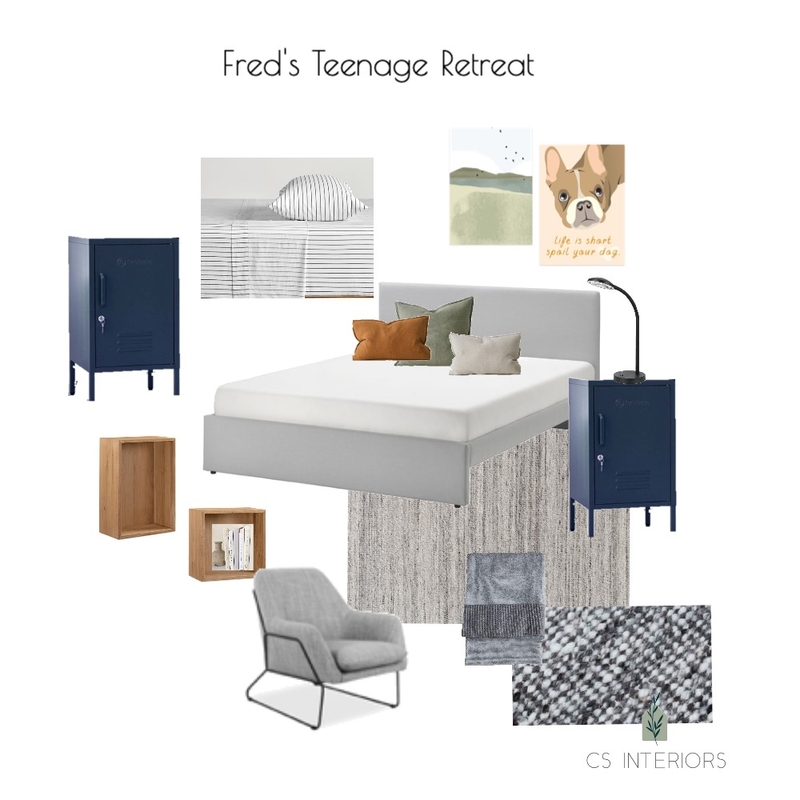 Fred's Teenage Retreat Mood Board by CSInteriors on Style Sourcebook