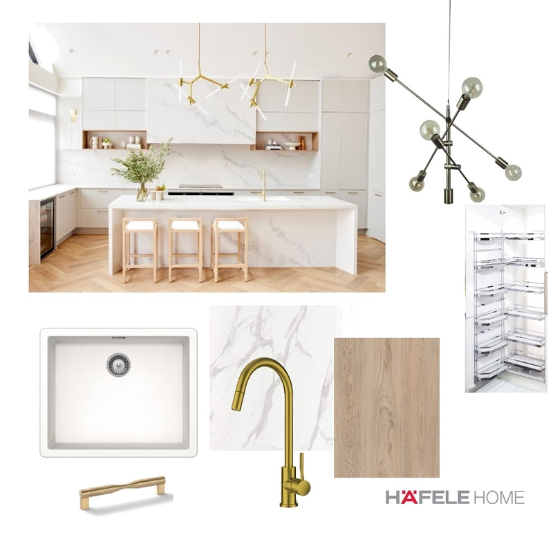 White kitchen Mood Board by Häfele Home on Style Sourcebook