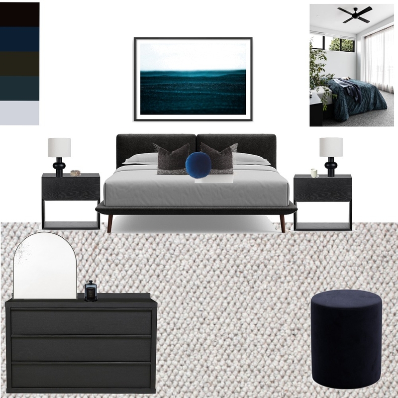 Reece Heald | Bedroom | v1 Mood Board by Corey James Interiors on Style Sourcebook