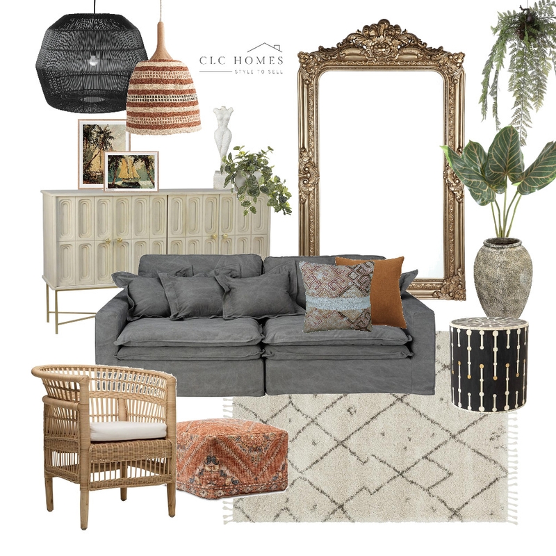 Blairgowrie - Eclectic Boho Mood Board by CLC Homes | Style to Sell on Style Sourcebook