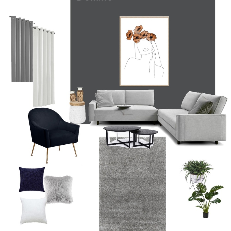 achromatic Mood Board by Monideepa Raha on Style Sourcebook