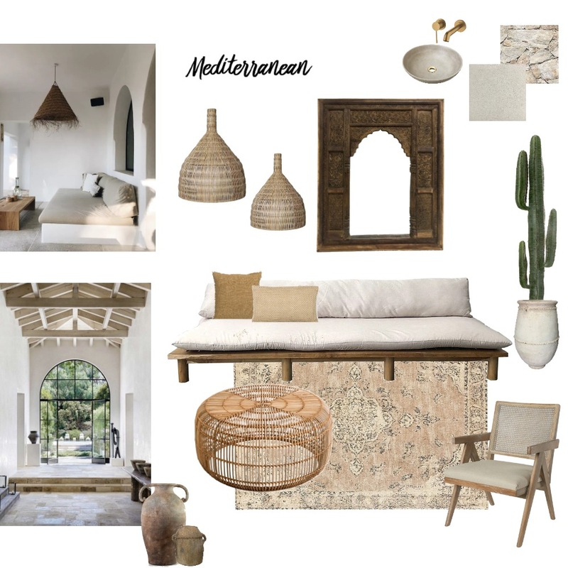 Modern Mediterranean Mood Board by tenfoldsinteriors on Style Sourcebook