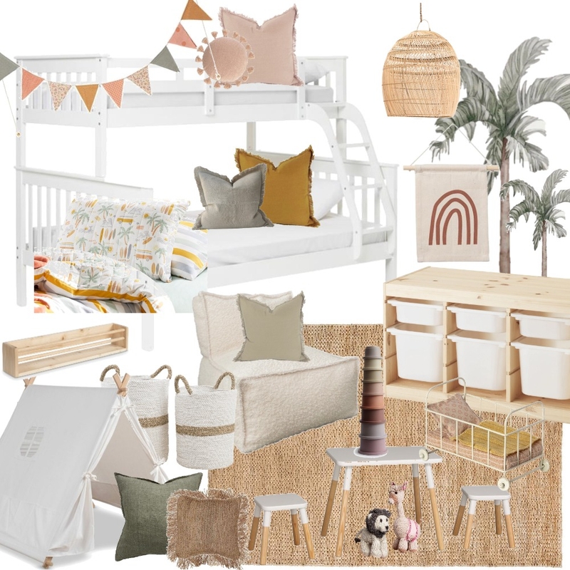 Shared Kids Room - Tamara Mood Board by Harluxe Interiors on Style Sourcebook