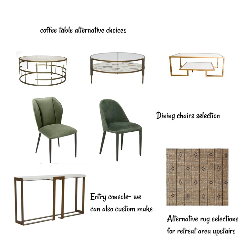 Chairs and alternative selections for Hillary's project Mood Board by Jennypark on Style Sourcebook