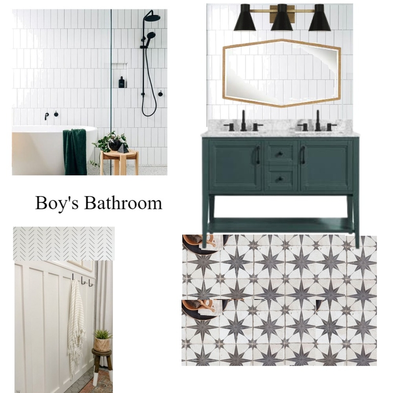 Boy's Bathroom Mood Board by KennedyInteriors on Style Sourcebook