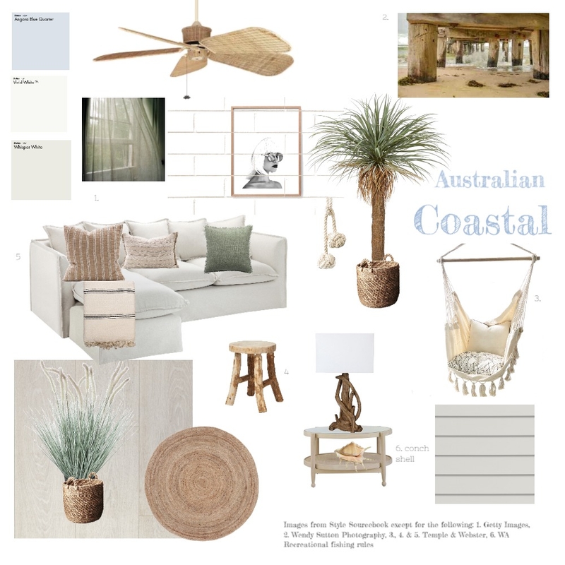 Coastal Mood Board by Wendy Sutton on Style Sourcebook