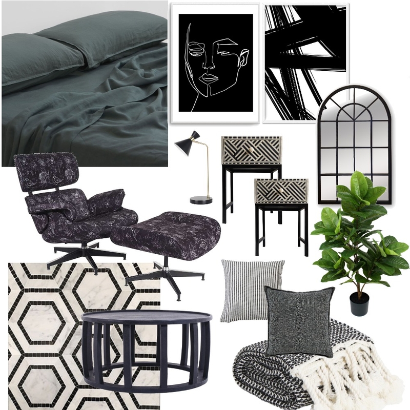 BADROOM BLACK Mood Board by Cm decora on Style Sourcebook