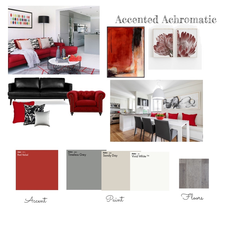 Accented Achromatic Mood Board by Sarah Falconer on Style Sourcebook