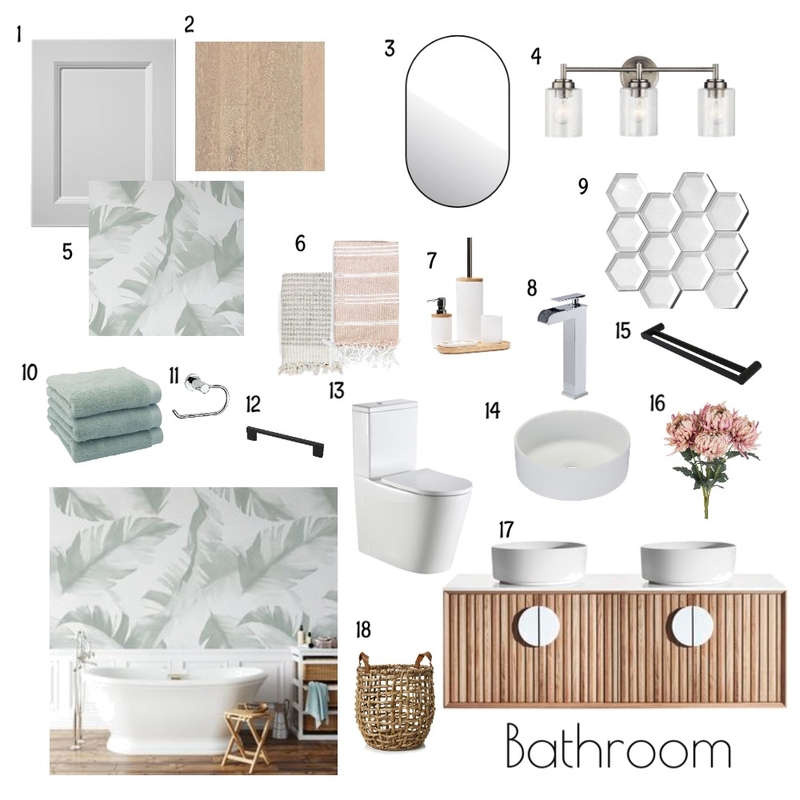 module 9 - bathroom Mood Board by Jillianmelle on Style Sourcebook