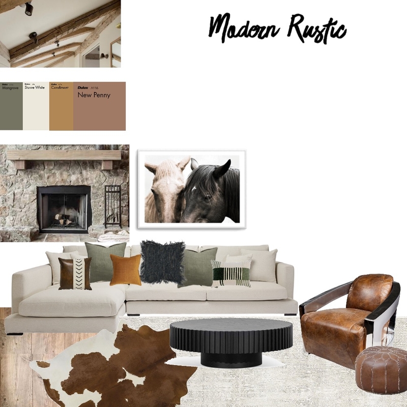 Rustic Living Mood Board by Sarah Jennifer on Style Sourcebook