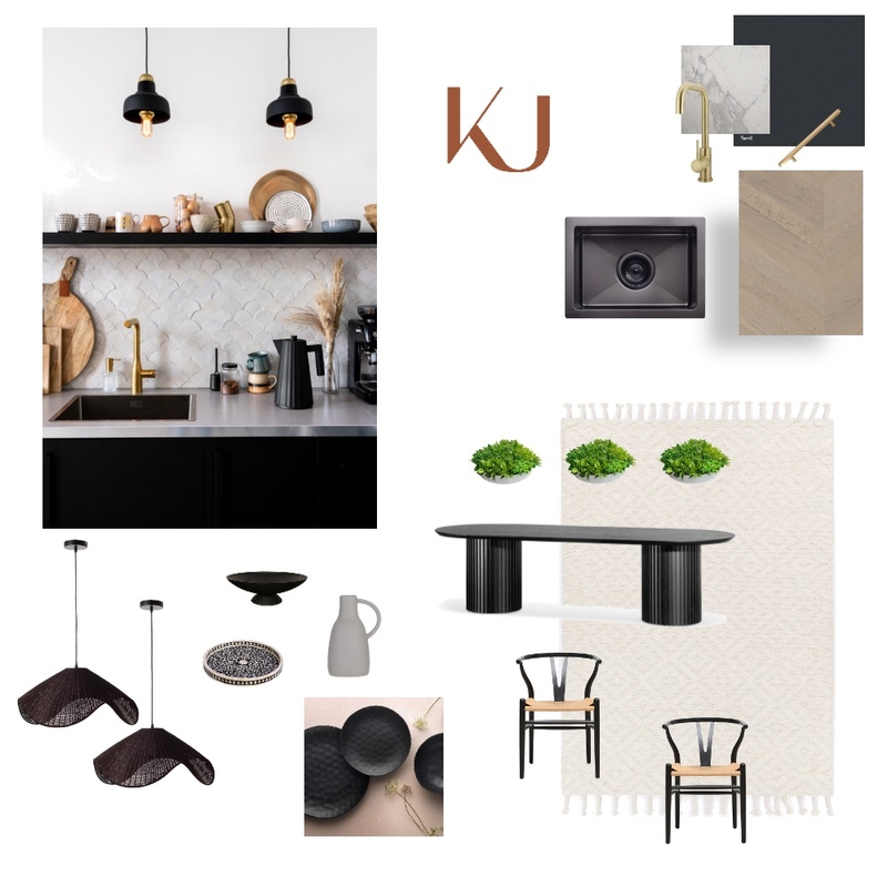 black cane kitchen Mood Board by kiarajanninteriors on Style Sourcebook