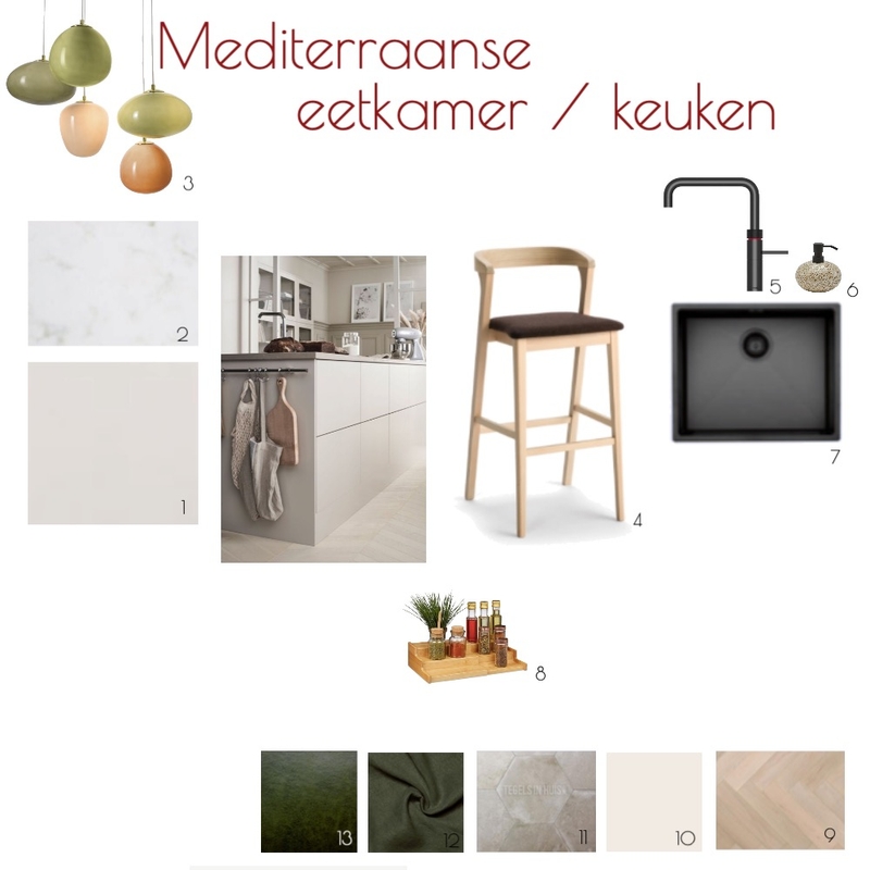 Mediteriaans eetkamer Mood Board by AmyLuijken on Style Sourcebook