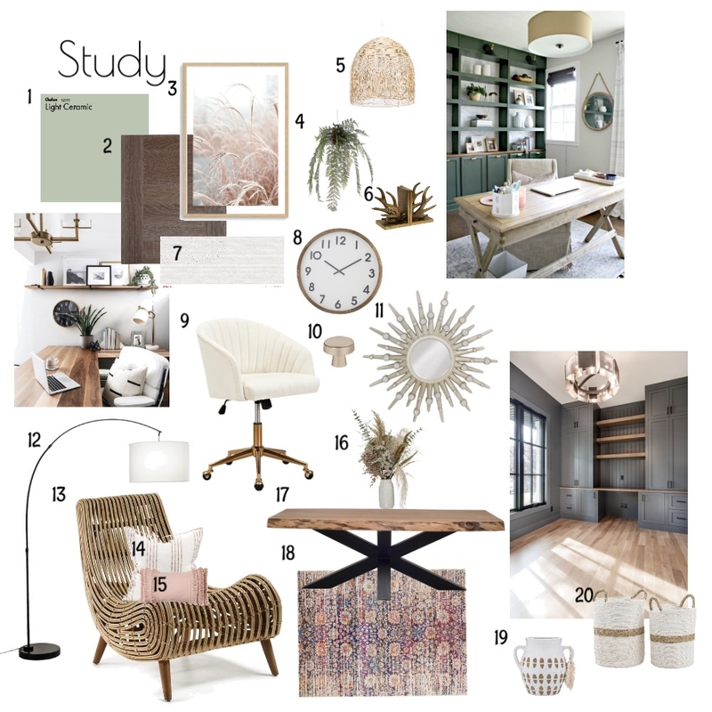 Module 9 - Study Mood Board by Jillianmelle on Style Sourcebook