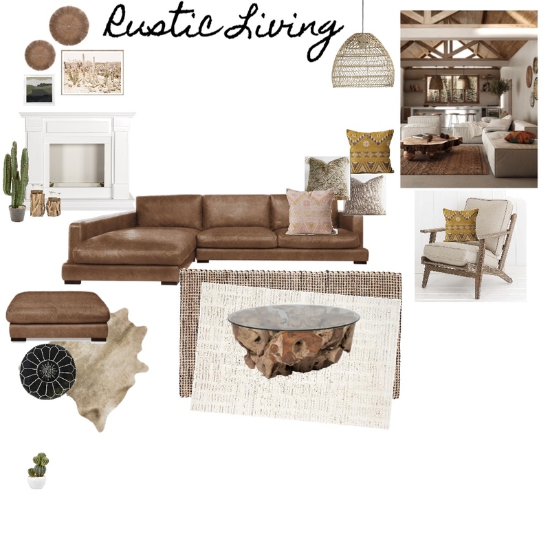 Living Rustic Mood Board by Sarah Jennifer on Style Sourcebook