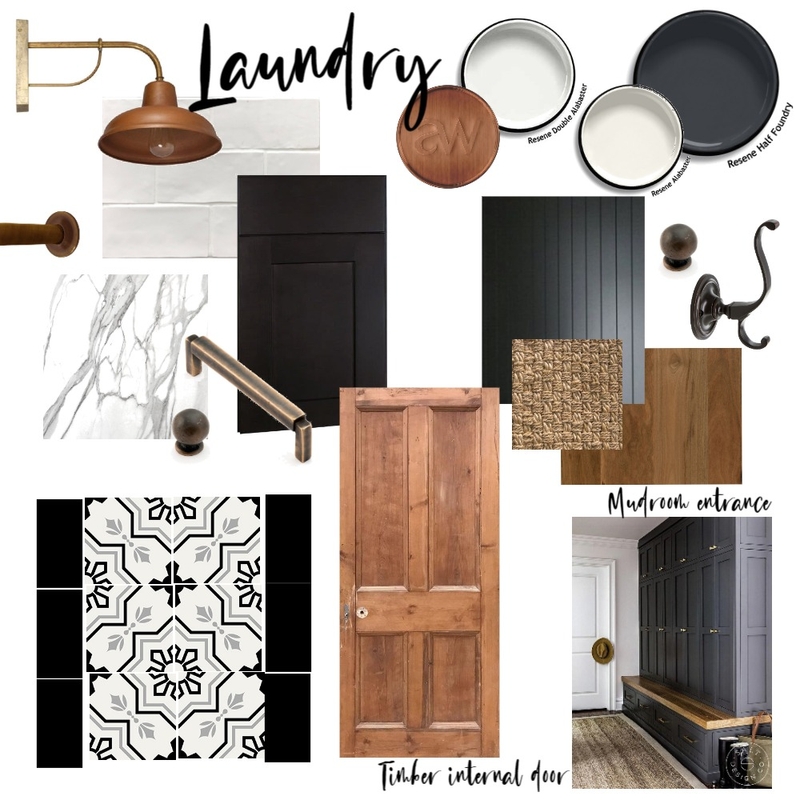 Heartwood Laundry V2 Mood Board by BRAVE SPACE interiors on Style Sourcebook
