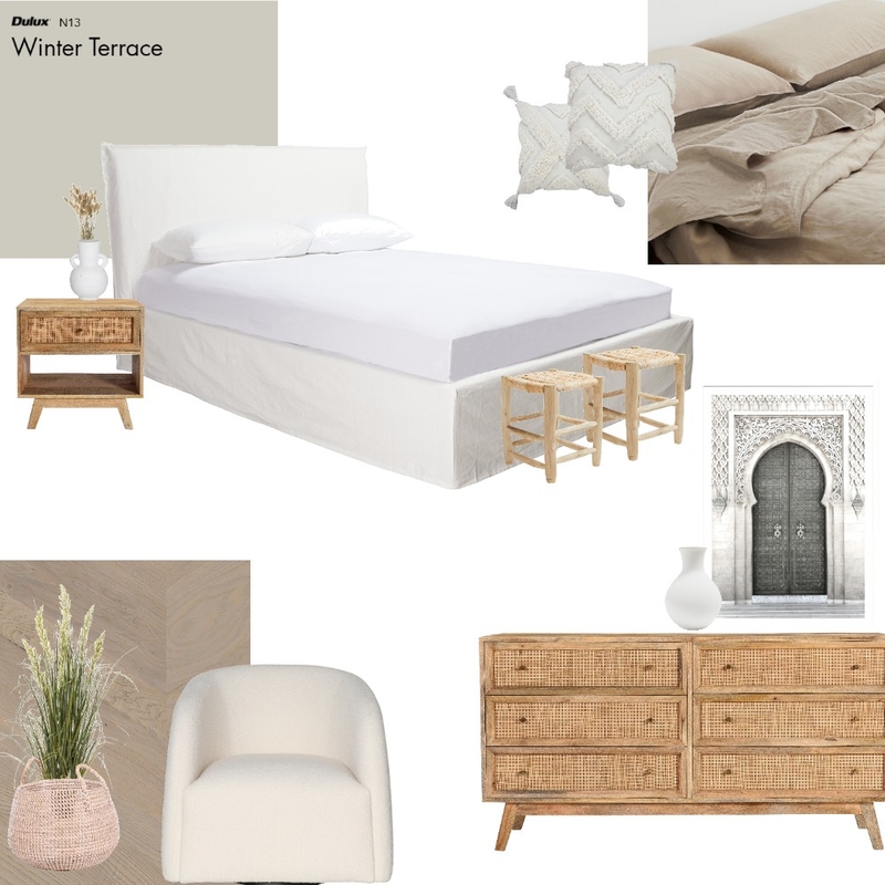 Natural Contemporary Bedroom Mood Board by James Lane on Style Sourcebook