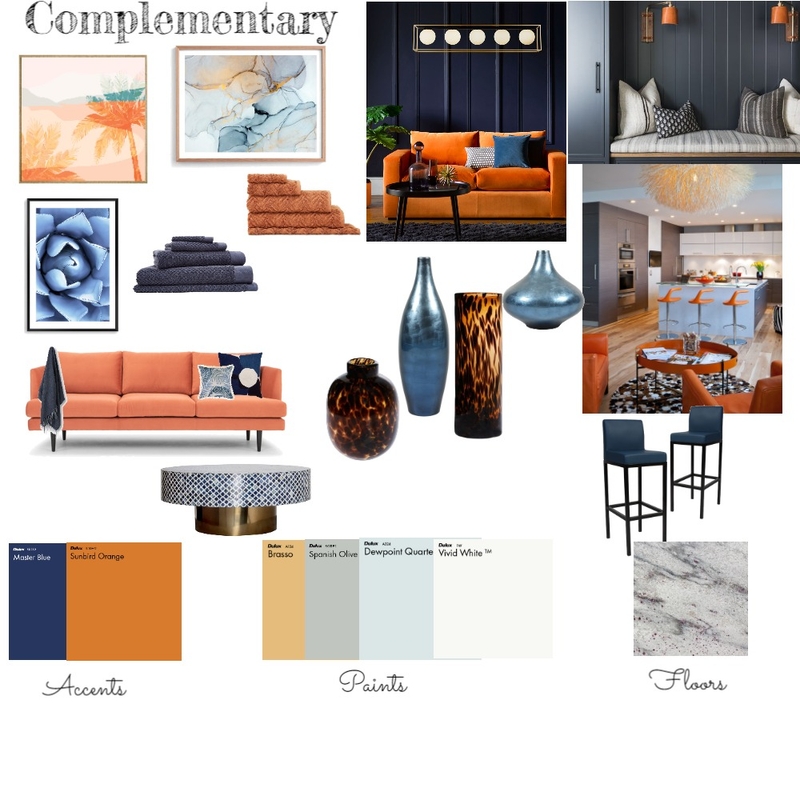 Complementary Mood Board by Sarah Falconer on Style Sourcebook