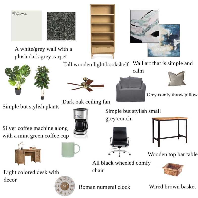 Office Mood Board Mood Board by kenziedammer on Style Sourcebook