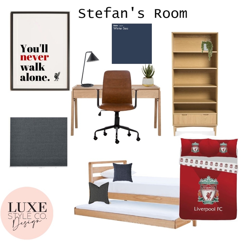 Stefans Room Mood Board by Luxe Style Co. on Style Sourcebook