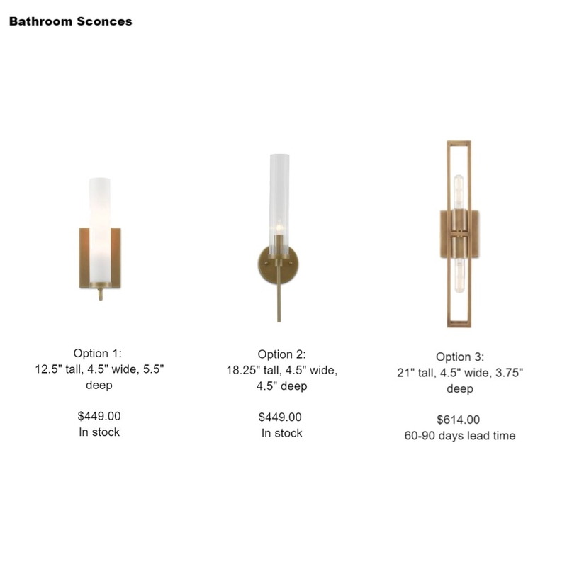 Rutz bathroom sconces Mood Board by Intelligent Designs on Style Sourcebook