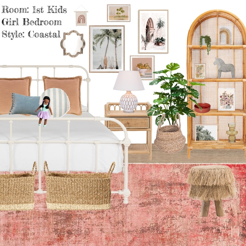 Coastal Girls bedroom Mood Board by Dexcom & Design on Style Sourcebook