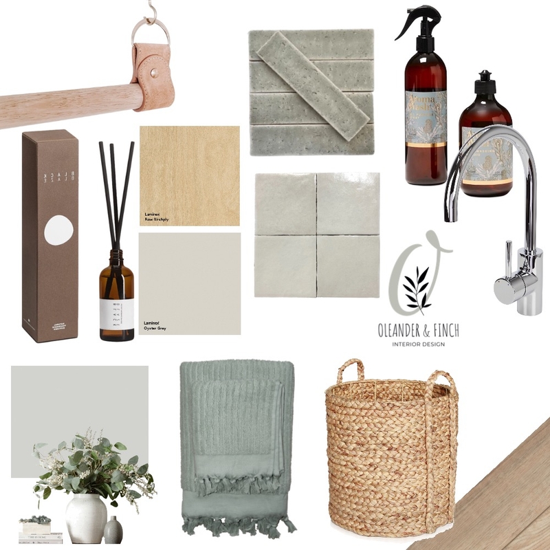 Laundry concept Mood Board by Oleander & Finch Interiors on Style Sourcebook