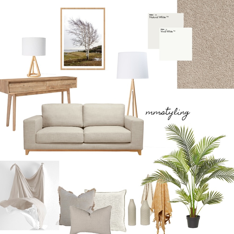 Natural Living Mood Board by MM Styling on Style Sourcebook