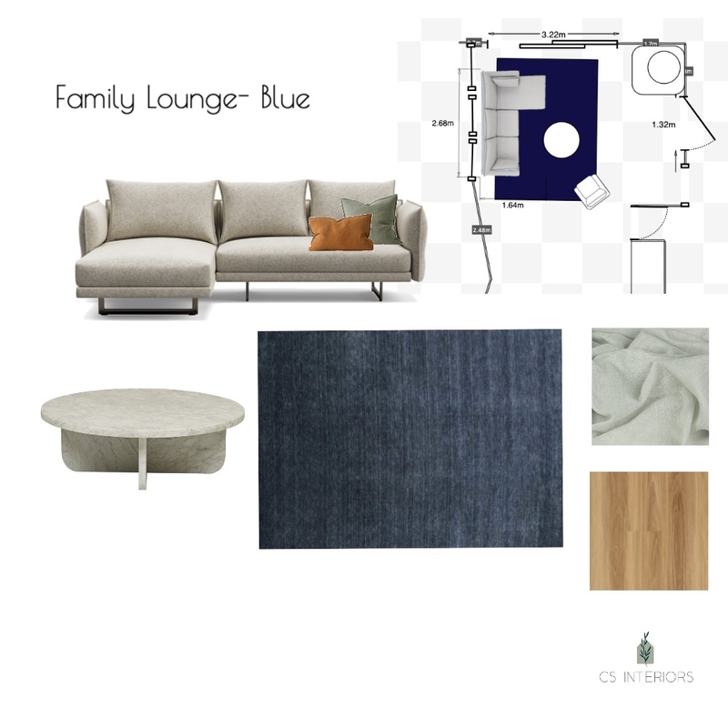 Swantje-Family Lounge Blue with Diva Rug and Amara Table Mood Board by CSInteriors on Style Sourcebook