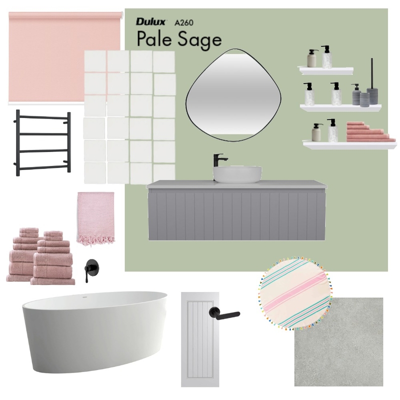 spring bathroom Mood Board by bezliz on Style Sourcebook