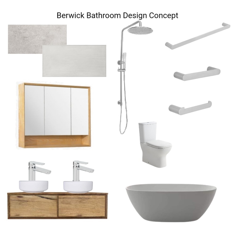 Berwick Main May2 Mood Board by Hilite Bathrooms on Style Sourcebook