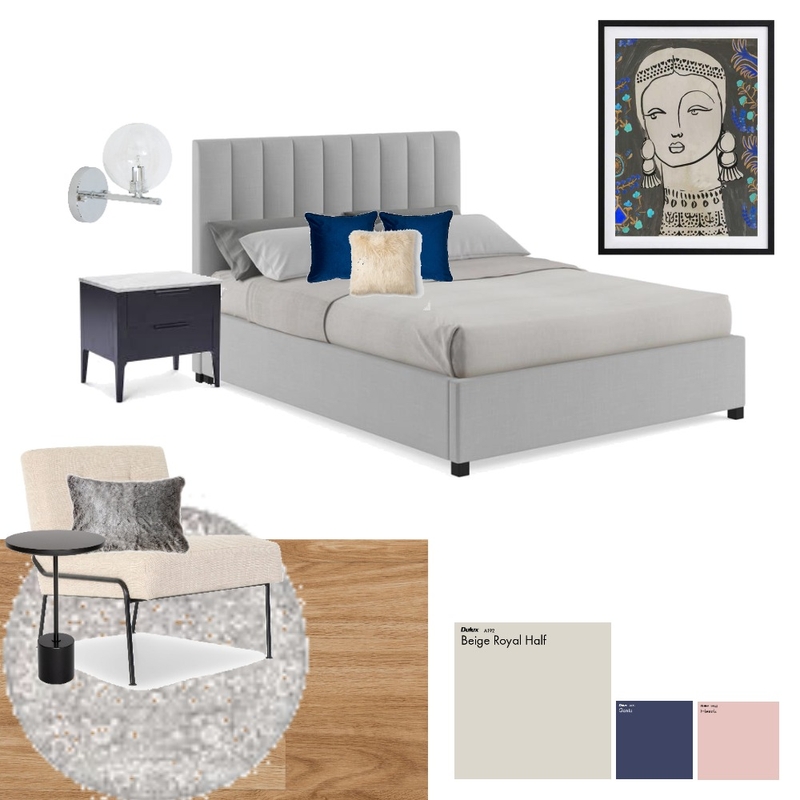 Master bedroom - cloud grey bed Mood Board by smallnads on Style Sourcebook