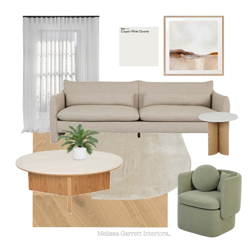 Living room - CA Mood Board by Melissa Garrett Interiors on Style Sourcebook