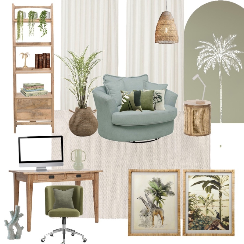 sage study Mood Board by thepalmeffect on Style Sourcebook