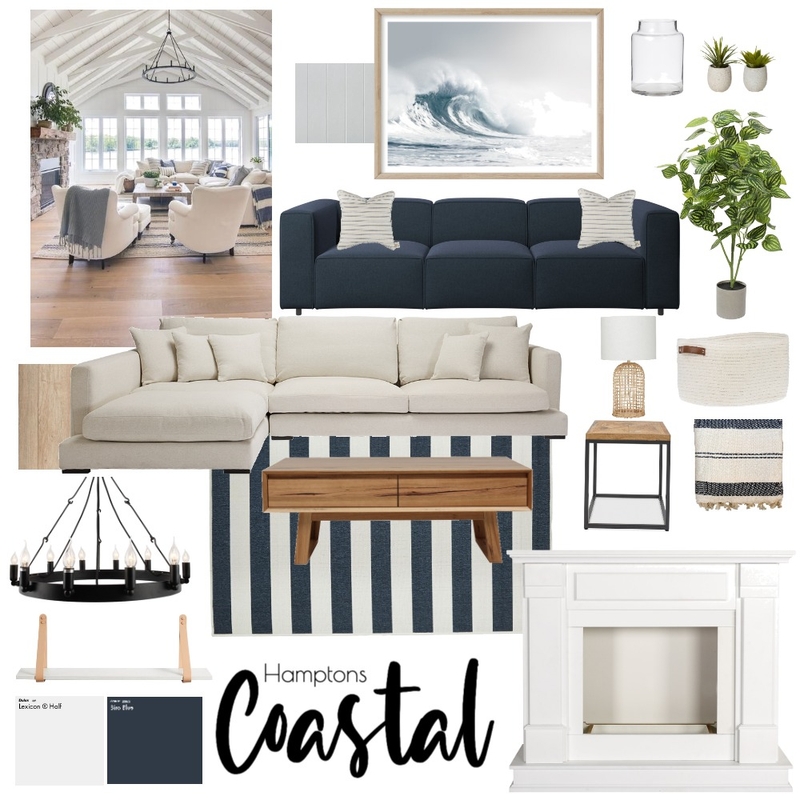 Hamptons Coastal Mood Board by decorbyday on Style Sourcebook