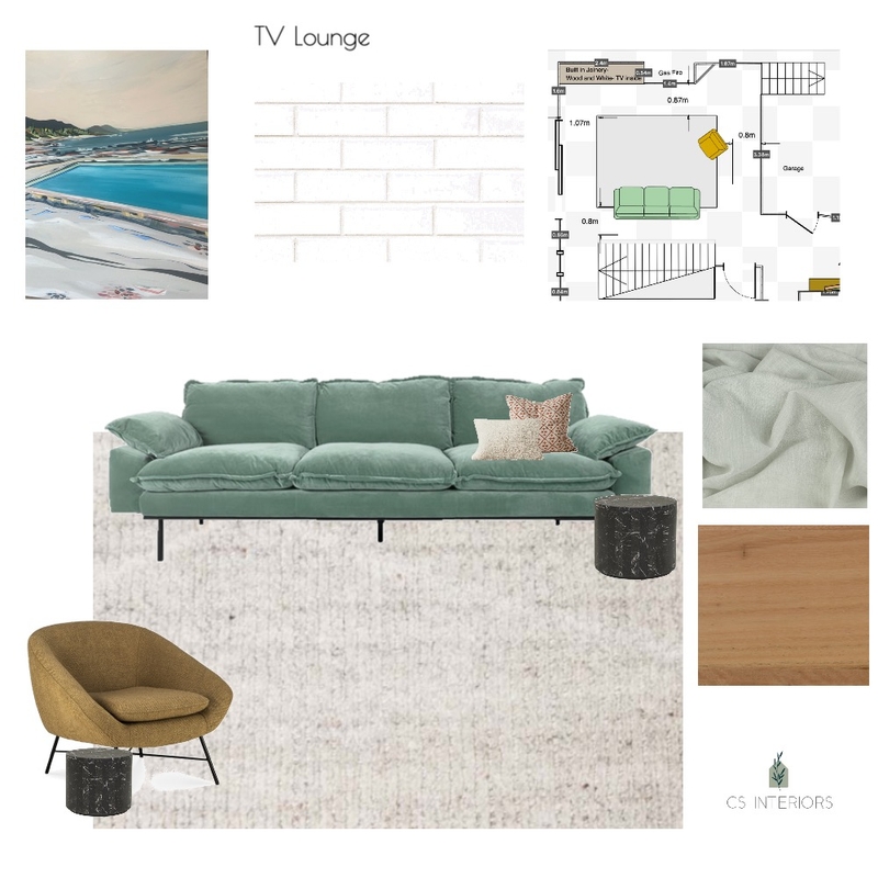 TV Lounge- with Duke Rug and House of Orange Mood Board by CSInteriors on Style Sourcebook