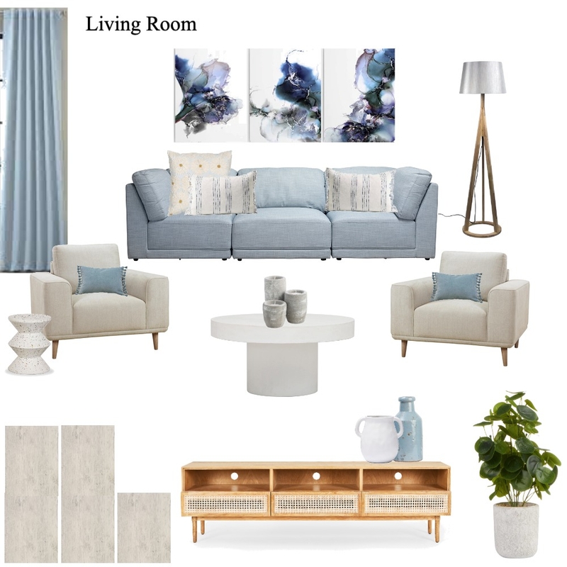 Ryan 3 Living Room Mood Board by STK on Style Sourcebook