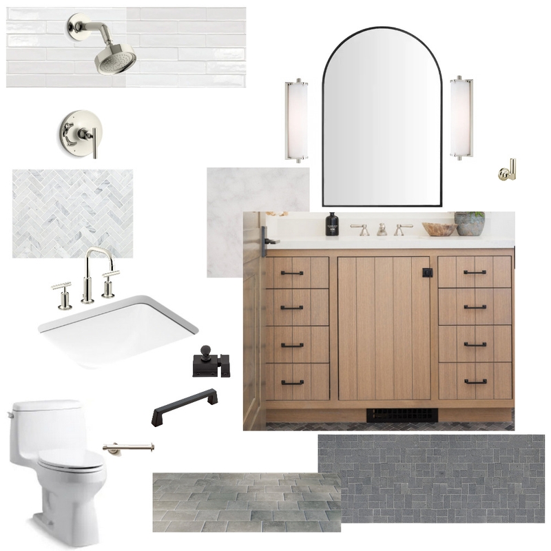 Meyer Lake House 2nd Master Bath Mood Board by Payton on Style Sourcebook