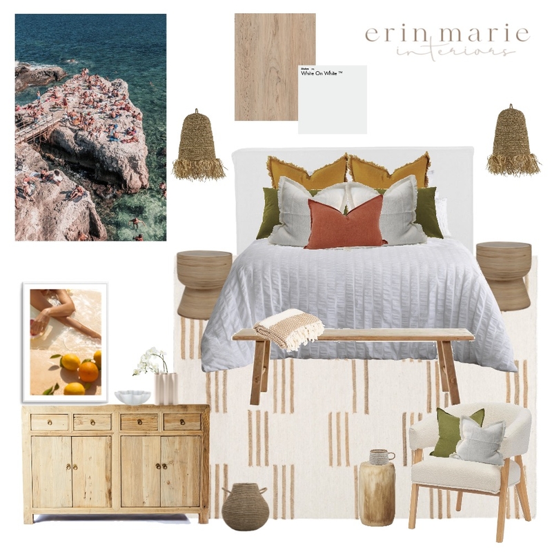 Natural Contemporary Master Bedroom Mood Board by erinmariejackson on Style Sourcebook